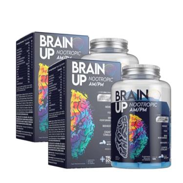 Imagem de 2x Nootrópico Brain Up Am/pm True Source 60 Tabletes