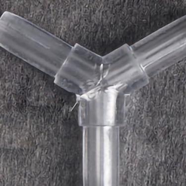 Imagem de Dpofirs Conector da Bomba de Oxigênio, Conector Acrílico Durável do Tubo de Ar do Aquário para o Tanque de Peixes, Material Transparente (Camiseta tipo Y)