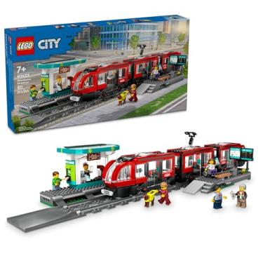 Imagem de LEGO City Trains Bonde e Estação do Centro da Cidade 60423