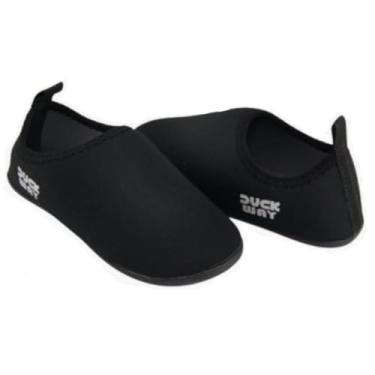 Imagem de Sapatilha Sapatinho Infantil Juvenil Aquática Solado Antiderrapante Disponível nas Cores Preto ou Rosa para Praia e Piscina Tamanhos 17/18 a 31/32 (Preto, BR, Criança de 4 a 8 anos, Numérico, 27)