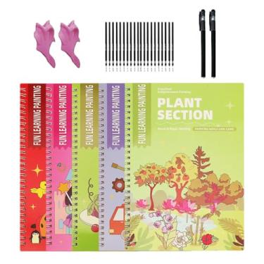 Imagem de Livro para colorir infantil,Livro para colorir para crianças | Livro de pintura em cores reutilizável - Livros de colorir de arte reutilizáveis ​​para crianças pequenas, livro educacional de pintura c