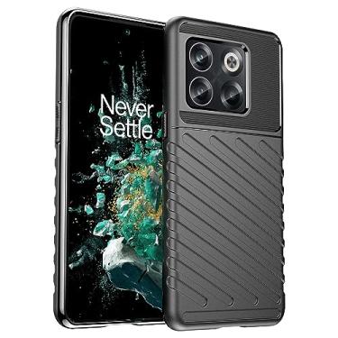 Imagem de IDEWEI Capa para OnePlus Ace Pro. Fibra de carbono refinada, anti-queda, anti-impressões digitais, proteção integral. A capa do telemóvel é compatível com OnePlus Ace Pro