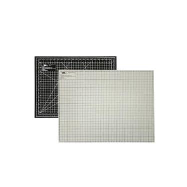 Imagem de Base De Corte Dupla Face Auto Regenerativa Patchwork Scrapbook Artesanato(Placa de Corte Preta e Cinza,60x45)