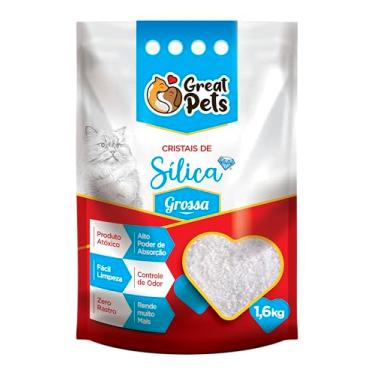 Imagem de Silica 1,6kg Great Pets para Gatos, 1,6kg