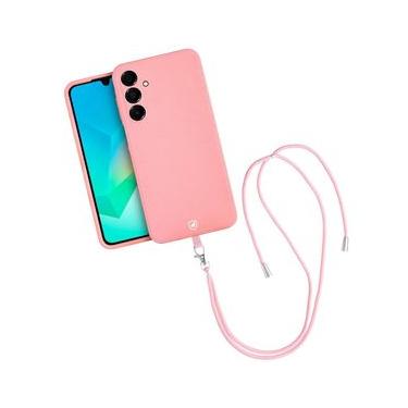 Imagem de Kit Capa Silicon Veloz para Samsung Galaxy A16 5GCordão Rosa