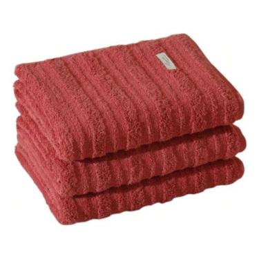 Imagem de Kit 3 Toalha De Banho Grande Grossa 600g Puro Algodão Loft - Fabi Enxo