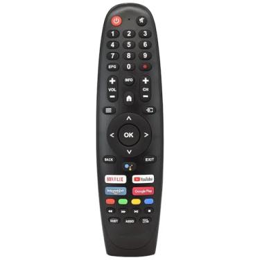 Imagem de XINFUTE Novo B0BTDXPW38 adequado para controle remoto Smart TECH JVC Assistant TV
