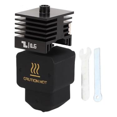 Imagem de Hilitand Hotend Kit Impressora 3D Bocal de Aço Endurecido Montado Cabeça de Impressão Substituição de Extremidade Quente para Modelos H2D A1 A1mini Bloco de Aquecimento de Cobre Garganta (0,6 mm)