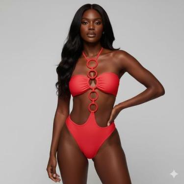 Imagem de Maiô Engana Mamãe com Bojo e Detalhes em Concha e Búzios  Moda Praia F