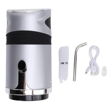 Imagem de Aramox Dispensador Elétrico de água Potável, Bomba Portátil para Garrafa de 5 Galões Com Cabo USB, Bomba Automática para Garrafa Potável, Ideal para Casa, Escritório, Cozinha, Viagens, (SILVER)