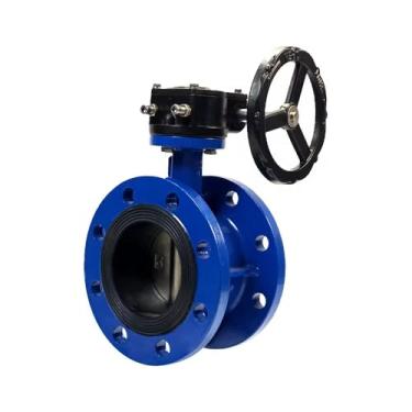 Imagem de Válvula Borboleta Com Flange Para Turbina, Vedação Macia Em NBR, Corpo Em Ferro Fundido Dúctil, 1 Peça - Pressão Nominal De 1,6 MPa Para Uso Industrial E Na Construção Civil(DN300)