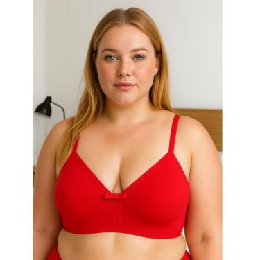 Imagem de Sutiã Plus Size sem Bojo Reforçado Sustentação Resistente - c6 JOSI, V