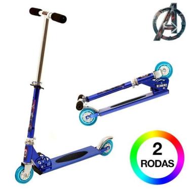 Imagem de Patinete Capitão América 2 Rodas Infantil ul De Alumínio - Dm Radical