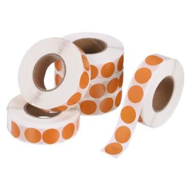 Imagem de PATIKIL 6000 peças de adesivos coloridos de 6 rolos, adesivos circulares de 1,3 cm, etiqueta de codificação de etiqueta de preço para escritório, negócios, quintal, venda de garagem, decoração de casa