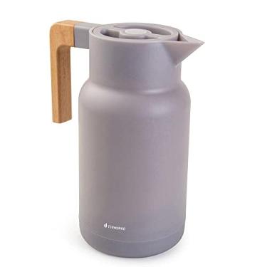 Imagem de Garrafa Térmica Wood Fashion Cinza 1L Termopro