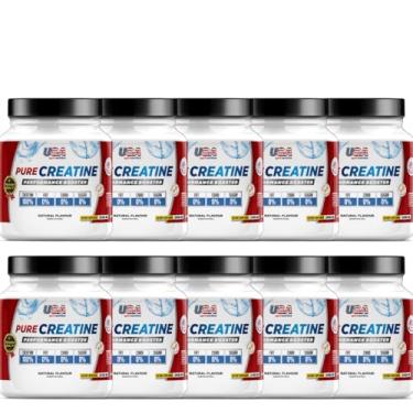 Imagem de Creatina Pura Importada 10 UN - Para Revendedores – Mais Performance e Massa Muscular - USA SPORT NUTRITION