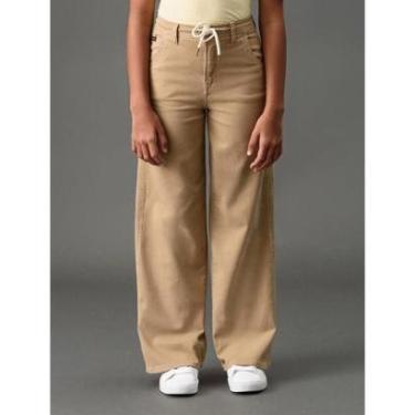 Imagem de Calça Menina Wide Leg Com Cadarço Calvin Klein Jeans-Masculino