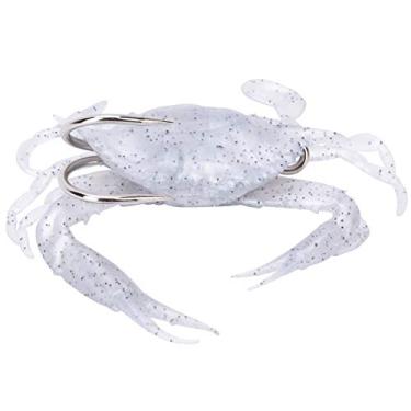Imagem de KIMISS 2 Peças de Iscas de Pesca Macias de Silicone Isca Artificial Caranguejo Com Ganchos para Pesca Eficaz - Cores Vivas e Formato Realista para Atrair Peixes (2#)
