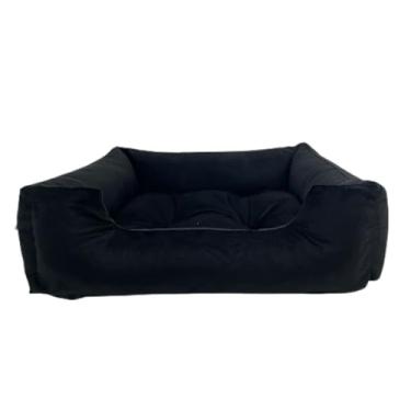 Imagem de Camas andar camurça preenchido com silicone e zíper removível(Preta,50X50)