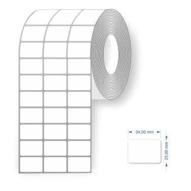Imagem de Etiqueta Térmica Adesiva Couche 34x23 3 Colunas Gr1603 - Grespan