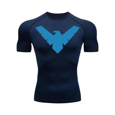 Imagem de Camiseta Masculina De Compressão De Secagem Rápida Com Estampa Para Ac