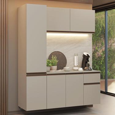 Imagem de Armário de Cozinha Compacta 160 cm Suspenso Nice Madesa 02