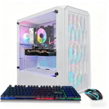 Imagem de STGAubron PC Desktop para jogos, Radeon RX 580 8G GDDR5, Intel Core i5-9400F até 4.1GHz, 16G DDR4 Memory, 1T SSD, 600M WiFi, BT 5.0, RGB Fan x 4, Teclado RGB e Mouse Pad, W11H64