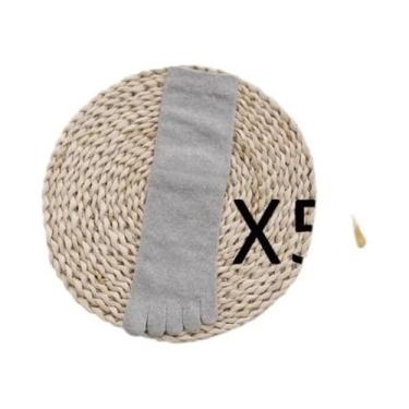 Imagem de Meias Curtas De Algodão Femininas Com 5 Dedos, 5 Pares, Respiráveis, A