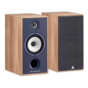 Imagem de triangle - Alto-falante Hi-Fi Borea BR04 - Suporte de estante - Potência 110W - Saída 91 dB/W/m - Surround compatível com Home Cinema - 220 x 425 x 314 mm - Azul (par)