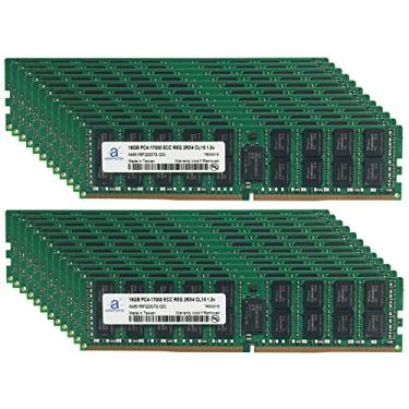Imagem de Adamanta Atualização de memória de servidor de 384 GB (24 x 16 GB) compatível com Dell PowerEdge M830 DDR4 2133MHz PC4-17000 ECC Chip registrado 2Rx4 CL15 1.2v DRAM RAM
