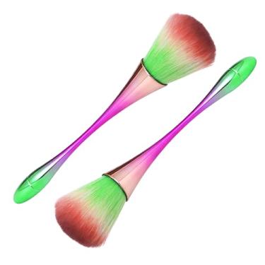 Imagem de Pacote com 2 escovas de limpeza para máquina de costura, conjunto de pincéis de remoção de poeira para máquina de costura, remoção e limpeza de poeira, estofamento e ferramenta de artesanato