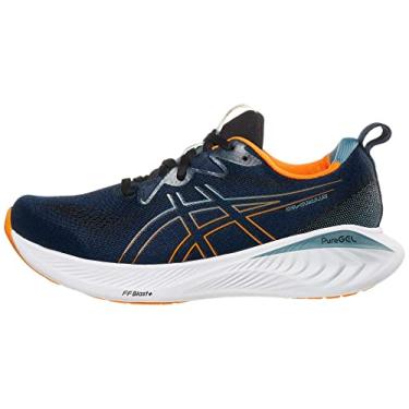 Imagem de ASICS T nis de corrida masculino Gel-Cumulus 25, Azul franc s/laranja brilhante, 7.5