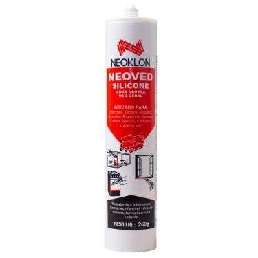 Imagem de Adesivo Neoved Branco Silicone Neutro 260g - Produto Sem Antifungo e A