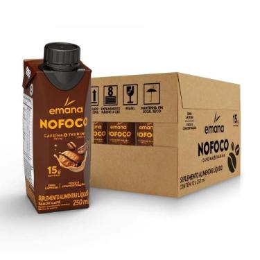 Imagem de Kit 12 Bebida Láctea Zero Lactose NoFoco Café 23g 250ml Emana