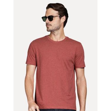 Imagem de Camiseta Aramis Masculina Basic Lisa Mono Icon Vermelho Mescla-Masculino