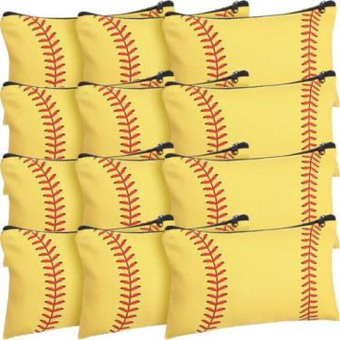 Imagem de Bolsa de maquiagem Eccliy Sport Softball Volleyball Football x20