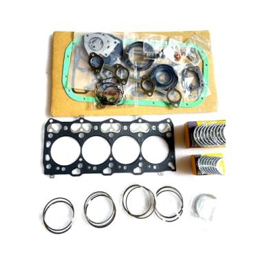 Imagem de EVICTORY Para peças ISUZU 4LE2 4LE2X anel de pistão do motor + rolamento de eixo de manivela + kit de junta de revisão