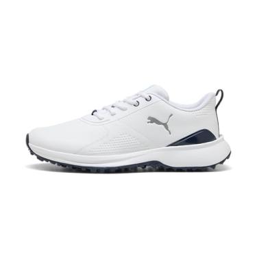 Imagem de PUMA Tênis de golfe masculino, Puma branco-puma prata, 48