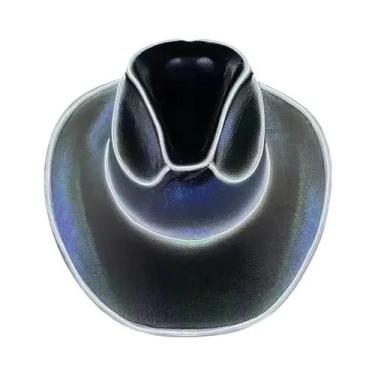 Imagem de Chapéu De Cowboy/Cowgirl Com LED, Perolado, Estilo Western Para Festas