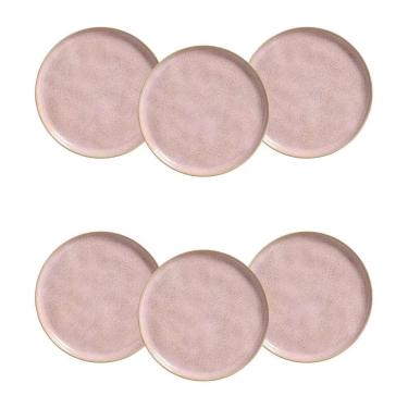 Imagem de Conjunto De Pratos De Sobremesa Porto Brasil Bio Litchi Rosa