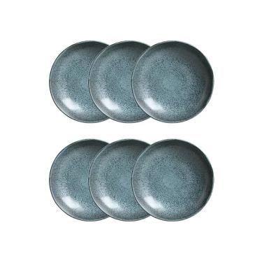 Imagem de Conjunto 6 Pratos Fundos Stoneware 1,1l Bio Night Sky Porto Azul