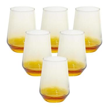 Imagem de Casa Ambiente - Copo 400Ml Long Drink Degrade Ambar Casa Ambiente Covi122