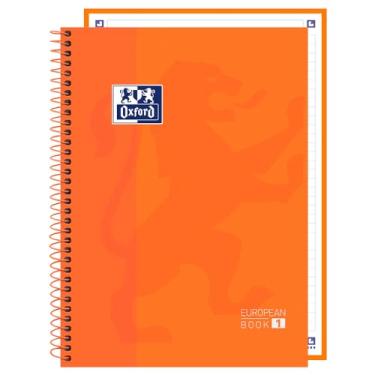 Imagem de Caderno Espiral Capa Dura – Oxford Europeanbook – 1 Materia – 80 Folhas – Laranja