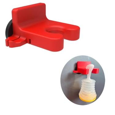 Imagem de Fuwkeo Suporte magnético para LifeVac, kit de montagem de geladeira e parede para dispositivo de sucção de emergência, armazenamento de acesso rápido (dispositivo não incluído)