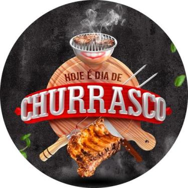 Imagem de Painel Festa Redondo C/ Elástico 1,50m Churrasco - Fadrix