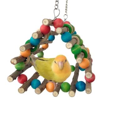 Imagem de Balanço para Pássaros de Estimação,Suporte de Gaiola de - Baloiços Interativos Para Periquitos - Para Caturras Calopsitas Agapornis Canários Coelhos Porquinhos-Da-índia Chinchilas e Outros Pequenos