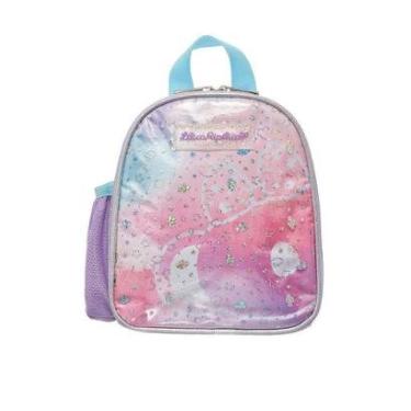 Imagem de Lancheira de Costas Lilica Ripilica Lumina Rosa e Lilás-Feminino