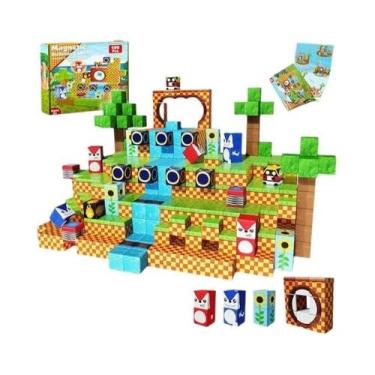 Imagem de Blocos Magnéticos De Construção Florestais Para Crianças, Brinquedo Se