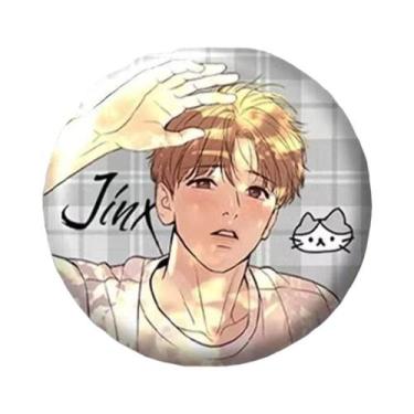 Imagem de 58mm anime jinx cosplay traje crachá pino spte flandres broche prop pr