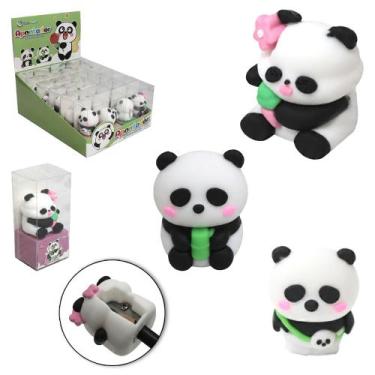 Imagem de Apontador Escolar Panda Inter Paper DP Play kit 2 pçs - INTERPONTE